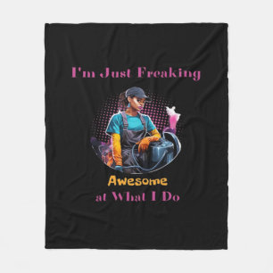 Women At Work - Emotional Help Coworker Fleece Blanket