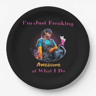 Women At Work - Emotional Help Coworker Paper Plate