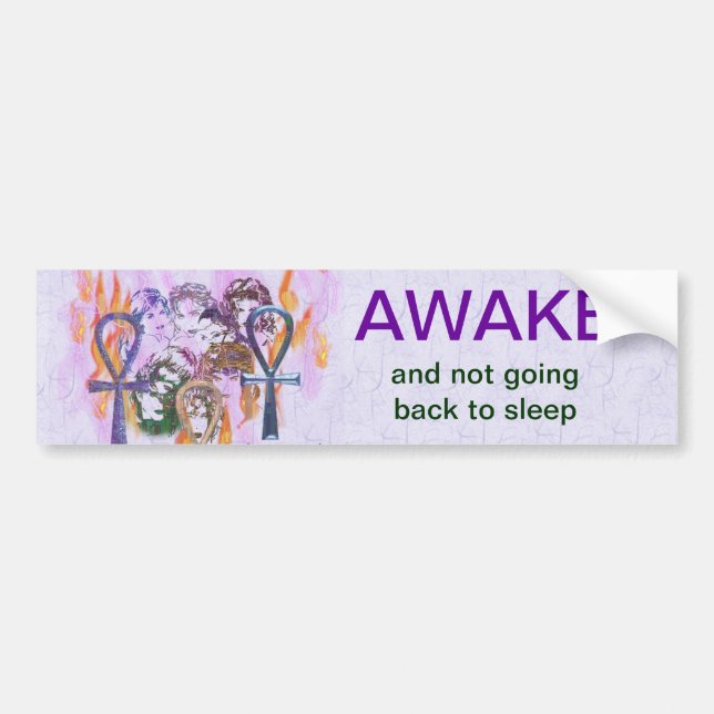 Women Awake Bumper Sticker (Front)