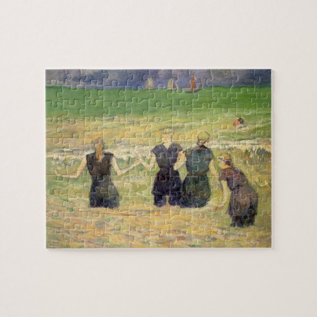 Women Bathing Dieppe by Paul Gauguin Jigsaw Puzzle (Horizontal)