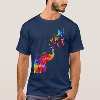 Women Be Kind Elephant Autism Awareness Mum  T-Shirt