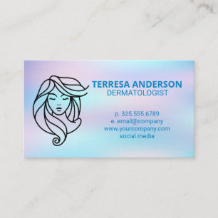 Women Beauty Skin Care   Physician Business Card