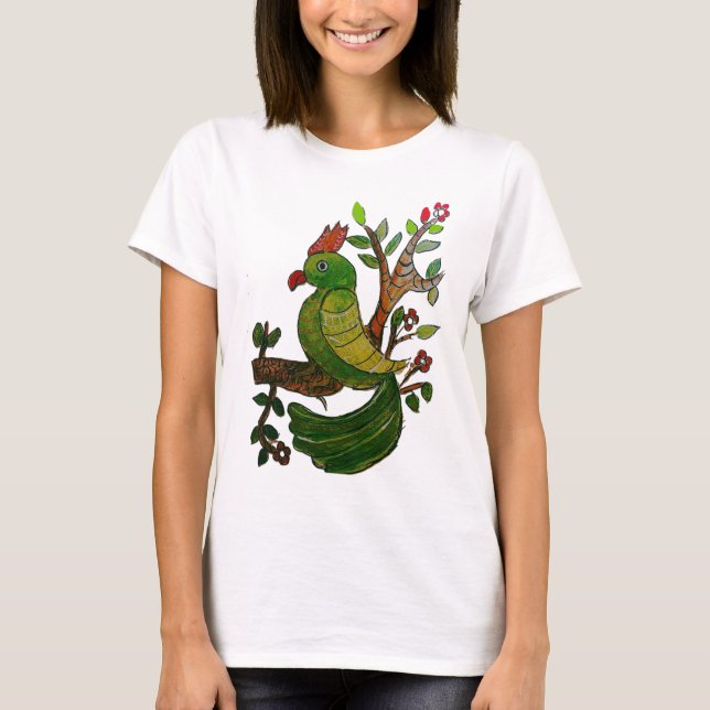 women bird t shirt (Front)