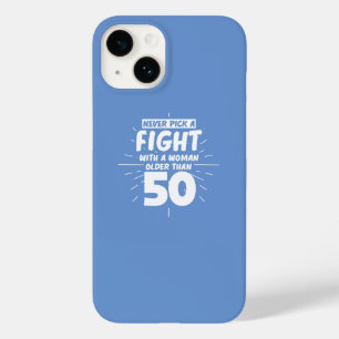 Women Birthdays 50th Birthday 50 Years Funny Gift Case-Mate iPhone 14 Case