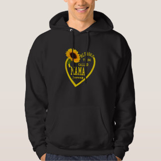 Women Blessed To Be Called Mama Mum Mother Sunflow Hoodie