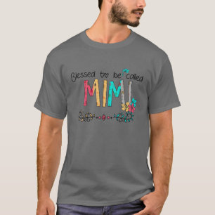 Women Blessed To Be Called Mimi Happy Mother's Day T-Shirt