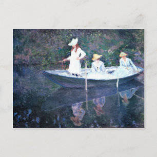 Women Boating - Claude Monet Postcard