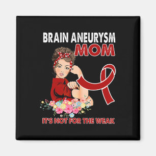 Women Brain Aneurysm Awareness Ribbon  Magnet