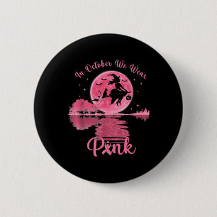 Women Breast Cancer Awareness, In October We Wear  6 Cm Round Badge