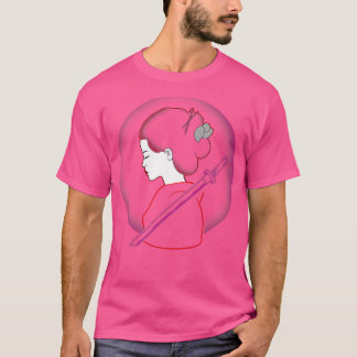 Women Bushido Ronin Japanese Samurai Premium T-Shi T-Shirt