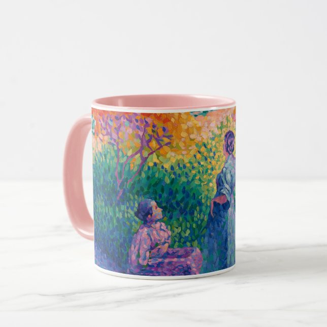 WOMEN BY THE SHORE PAINTING MUG (Front Left)