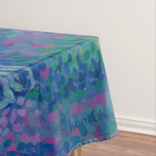 WOMEN BY THE SHORE PAINTING TABLECLOTH