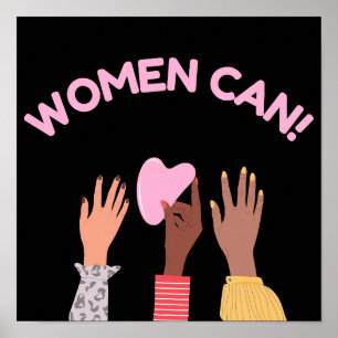 Women Can Feminist Poster
