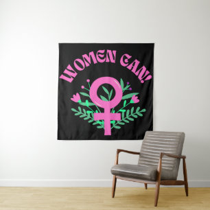 Women Can Feminist Tapestry