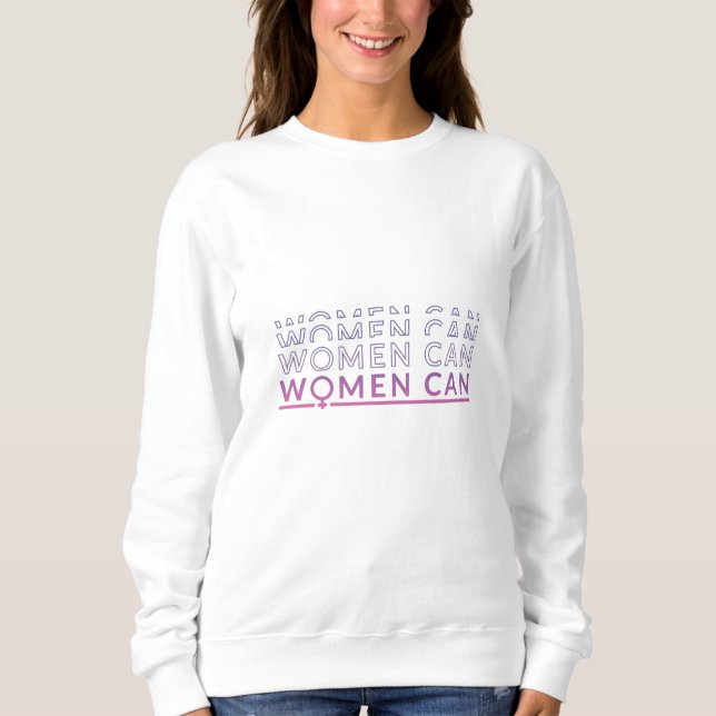 Women can sweatshirt (Front)