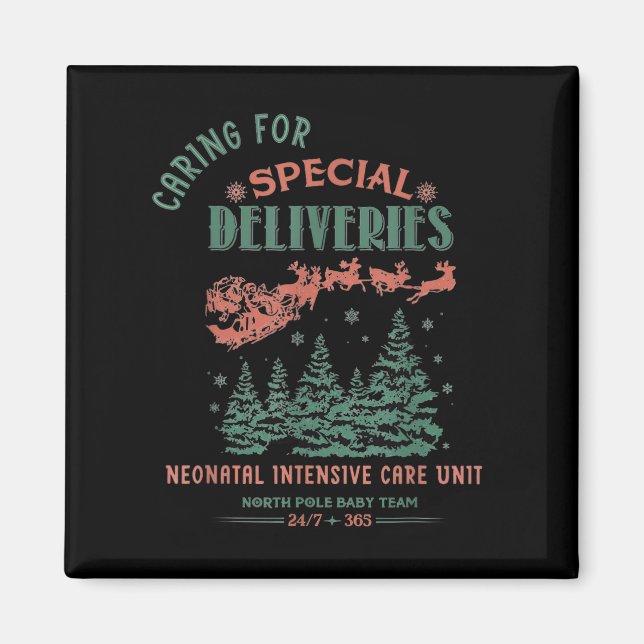 Women Caring For Special Deliveries Nicu Nurse Chr Magnet (Front)