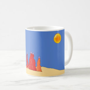 Women carrying water in the Thar desert - India Coffee Mug