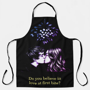Women celebrating with custom BBQ aprons outdoors
