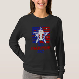 Women Championship Usa 2022 Champions Soccer Footb T-Shirt
