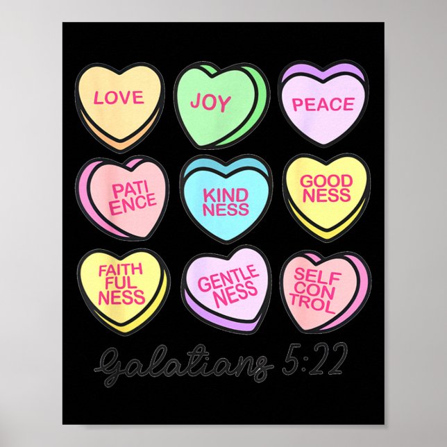 Women Christian Valentine Galatians Conversation H Poster (Front)