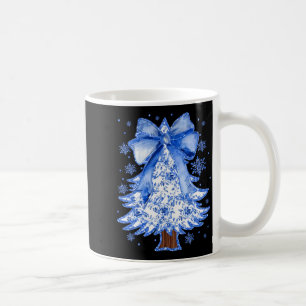 Women Christmas Tree Chinoiserie Blue Floral Coque Coffee Mug