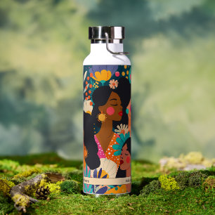 Women Colourful Artistic Spring Water Bottle