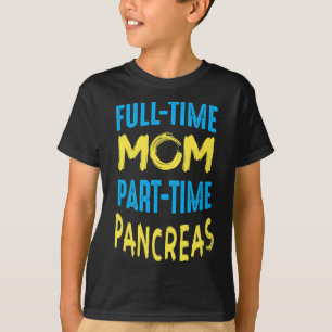 Women Diabetes Awareness Month outfit Mum part tim T-Shirt