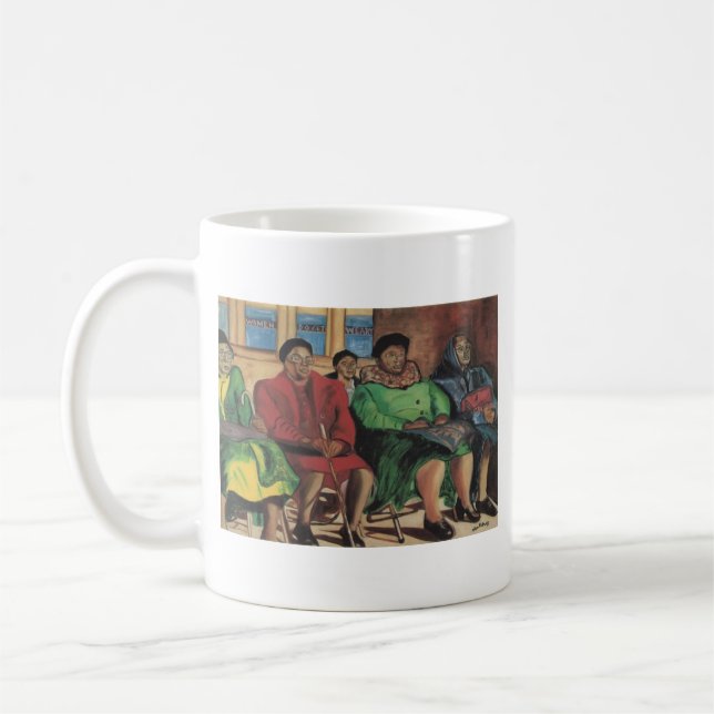 Women Do Get Weary By Alice Patrick Coffee Mug (Left)