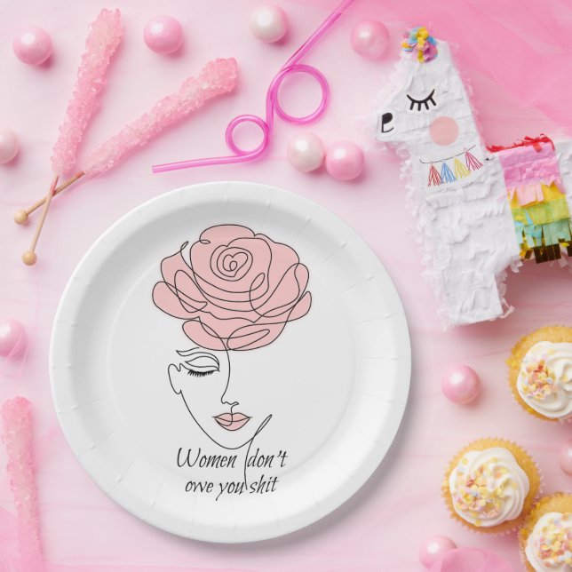Women Don't Owe You Paper Plates (Party)