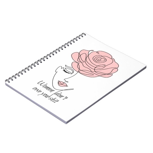 Women Don't Owe You Photo Notebook (Left Side)