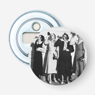 Women Drinking Beer Old Photography Vintage Beer Bottle Opener