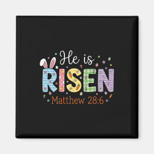 Women Easter He Is Risen Jesus Religious Christian Magnet