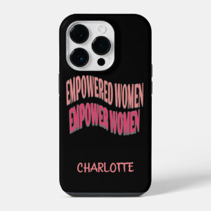 Women Empowerment Black iPhone 14 Pro Case