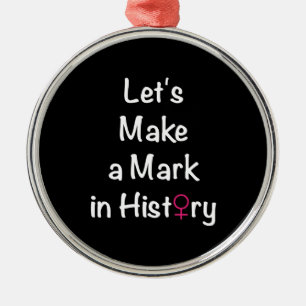 Women Empowerment Quote - Feminist Leader Metal Tree Decoration