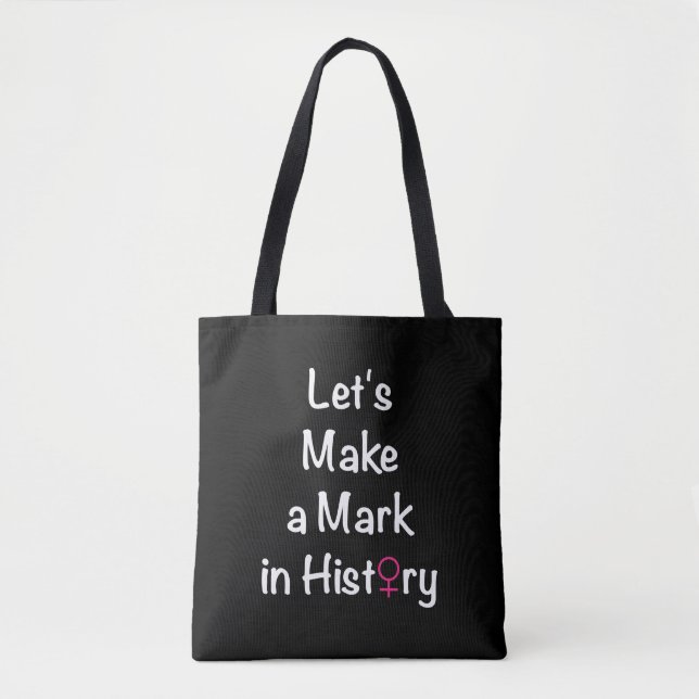 Women Empowerment Quote - Feminist Leader Tote Bag (Front)