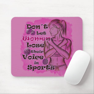 Women empowerment. Women speak for themselves Mouse Mat