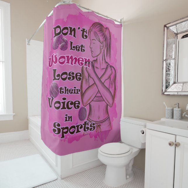 Women empowerment. Women speak for themselves Shower Curtain (In Situ)