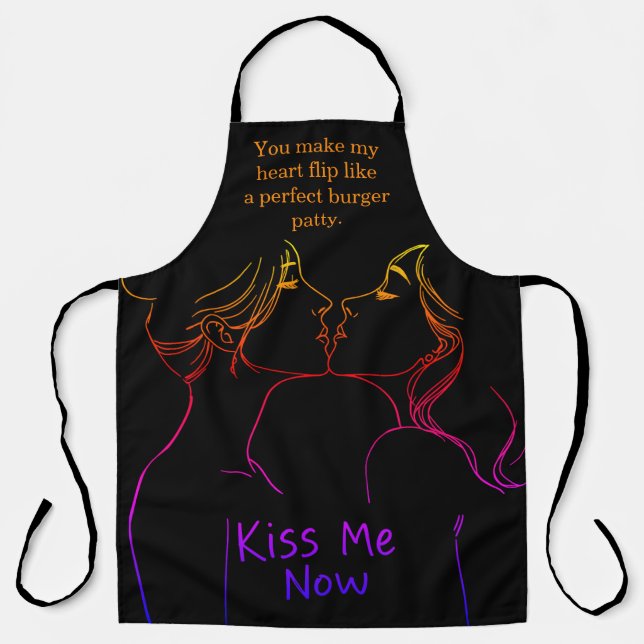 Women enjoying friendship in BBQ aprons (Front)