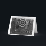 Women examining Archery Target Photograph Card<br><div class="desc">Women examining Archery Target Photograph - Washington,  DC  was created in 1926. This image depicts scenes from Washington,  DC.</div>