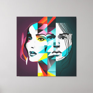 Women face  canvas print