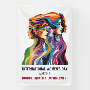Women Faces Art   International Women's Day   IWD Banner