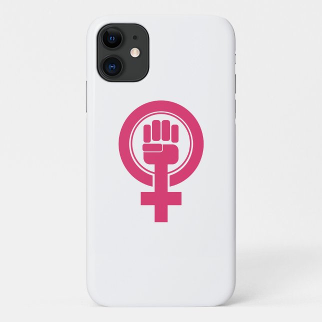 Women Fist Resist Symbol Case-Mate iPhone Case (Back)