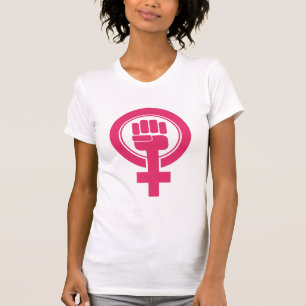 Women Fist Resist Symbol T-Shirt
