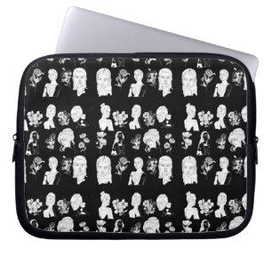 WOMEN & FLOWERS(B&W) SLEEVE