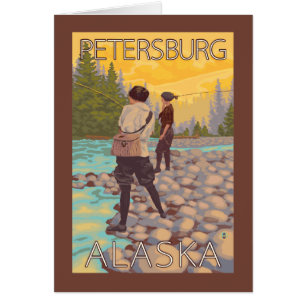 Women Fly Fishing - Petersburg, Alaska