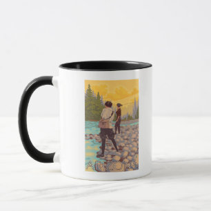 Women Fly FishingArizona Mug