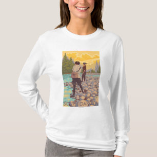 Women Fly FishingSouth Dakota T-Shirt