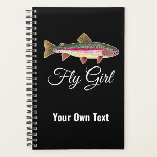 Women Fly Gal Fishing Rainbow Trout Planner