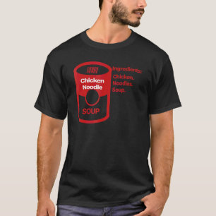 Women Food Ingredients Chicken Noodle Soup For K T-Shirt