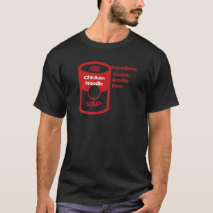 Women Food Ingredients Chicken Noodle Soup For Ki T-Shirt